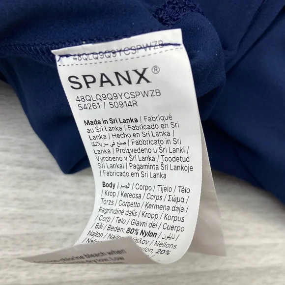 Spanx Smooth OnForm Leggings Timeless Navy Size Large Buttery Soft - Picture 15 of 16